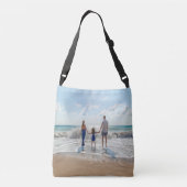 Familiefoto zomervakantie crossbody tas (Achterkant)