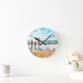 Familiefoto zomervakantie ronde klok (Huis)