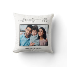 Familiefoto zwarte witte naam jaar ingesteld