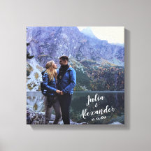 familiefotocanvas met namen