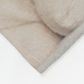 Familiefotocollage Eenvoudig gepersonaliseerd Fleece Deken (Hoek)