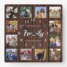 Familiefotocollage Geschenk voor grootouders