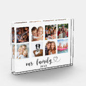 Familiefotocollage liefdeshart script duidelijk fotoblokken (Links)