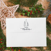 Familiefotocollage, modern, minimalistisch kerstfe feestdagenkaart