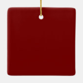 Familiefotocollage, modern, minimalistisch kerstfe keramisch ornament (Achterkant)