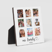 Familiefotocollage script hart fotoplaat (Voorkant)