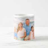 Familiefotocollage volledige wrap koffiemok (Center)