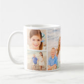 Familiefotocollage volledige wrap koffiemok (Links)