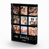 Familiefotocollage zwart fotoblokken (Rechts)