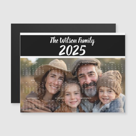 Familiefotokalender 2025 (Voorkant / Achterkant)