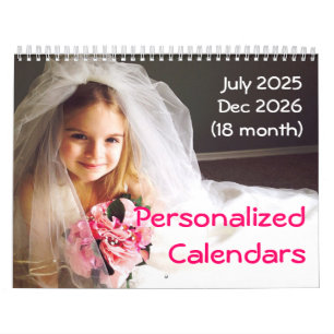 Familiefotokalender 2025-2026 18 Maanden Kalender