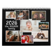 Familiefotokalender 2025 met 12 maandelijkse foto' kalender (Hoes)