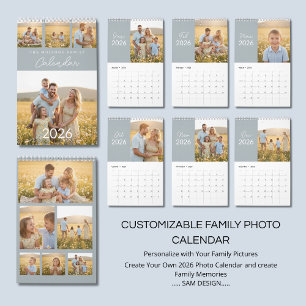 Familiefotokalender 2026 – Een Jaar Vol Liefde Kalender