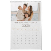 Familiefotokalender 2026 kalender (Hoes)