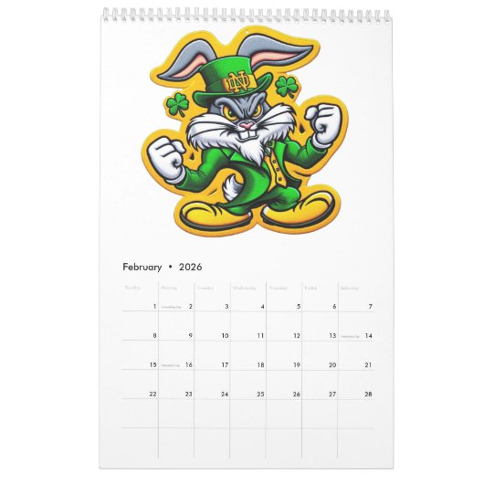 Familiefotokalender 2026 kalender (Feb 2026)