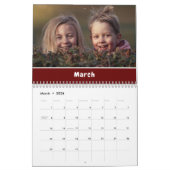 Familiefotokalender 2026 met 12 maandelijkse foto' kalender (Mar 2026)