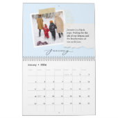 Familiefoto's Aangepaste offerte Uniek Kleurrijk 2 Kalender (Jan 2026)