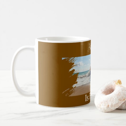 Familiefoto's afdrukken op Mokken | Aangepaste & e (Met donut)