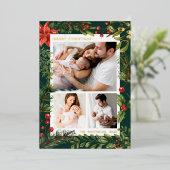 Familiefoto's Kerst Feestdagen Botanisch Goud (Staand Voorkant)