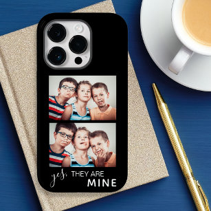 Familiefoto's met grappig Gezegde zwart Case-Mate iPhone 14 Pro Hoesje