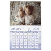 Familiefoto's Nieuwjaar Mooie Grootouders Gift Kalender (Jan 2026)