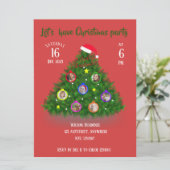 Familiefoto's op Kerstboom Kaart (Staand voorkant)