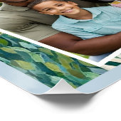 Familiefoto's Patchwork Bloemengallerij Sjabloon Perfect Poster (Hoek)
