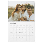 Familiefotoverzameling Kalender (Mar 2027)