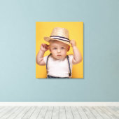 Familiegallerij Volledige fotoportretten Canvas Afdruk (Insitu (Houten vloer))