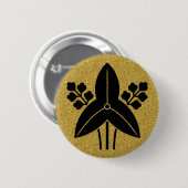 [Familiegangers] Sagittaria trifolia Ronde Button 5,7 Cm (Voorkant /achterkant)