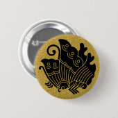 [Familiegangers] Swallowtail vlinder Ronde Button 5,7 Cm (Voorkant /achterkant)