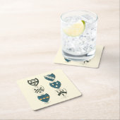 Familiegangers van diverse Engelse woningen Kartonnen Onderzetters (Insitu)