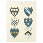 Familiegangers van diverse Engelse woningen Klembord (Achterkant)