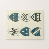 Familiegangers van diverse Engelse woningen Legpuzzel (Horizontaal)