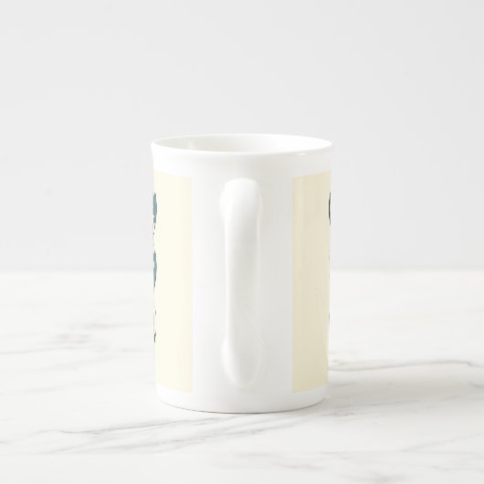 Familiegangers van diverse Engelse woningen Porselein Kop (Achterkant)