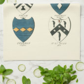 Familiegangers van diverse Engelse woningen Theedoek (Gevouwen)