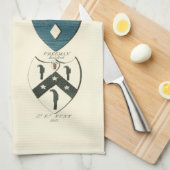 Familiegangers van diverse Engelse woningen Theedoek (Quarter Fold)