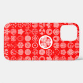 [Familiegeleggen] Bloemen en Planten rood Case-Mate iPhone Case (Achterkant (horizontaal))