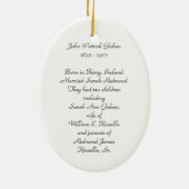 Familiegeneeskunde Keramisch Ornament (Achterkant)