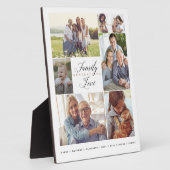 Familiegeneraties van Love Custom 7 Foto Collage Fotoplaat (Zijkant)