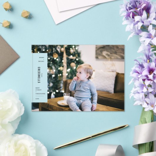 Familiegerichte kerstminimalistische esthetische f acryl uitnodigingen (Insitu (Huwelijk))