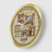 Familiegeschiedenis Antiek Fotoframes Gold Collage Grote Klok (Hoek)