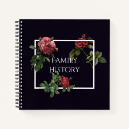 Familiegeschiedenis  Rozen Notitieboek