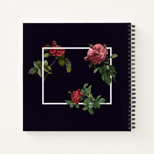 Familiegeschiedenis  Rozen Notitieboek (Achterkant)