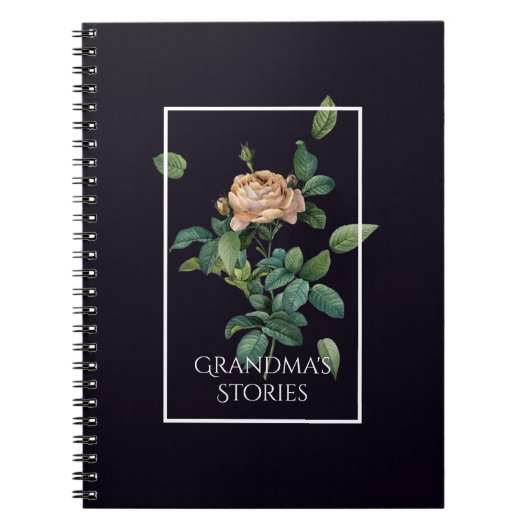 Familiegeschiedenis van oma notitieboek (Voorkant)