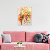 Familiegift 12"x 16" canvas afdruk (Insitu (Woonkamer))