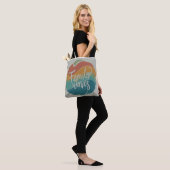 Familiegolven Canvas tas (Op model)