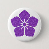 [Familiegroefhebbers] Kikyo flower Button (Voorkant)