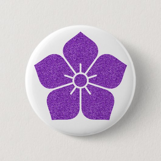 [Familiegroefhebbers] Kikyo flower Button (Voorkant)