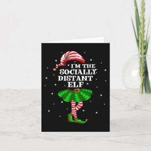 Familiegroep Ik ben de sociaal afstandelijke Elf K Kaart